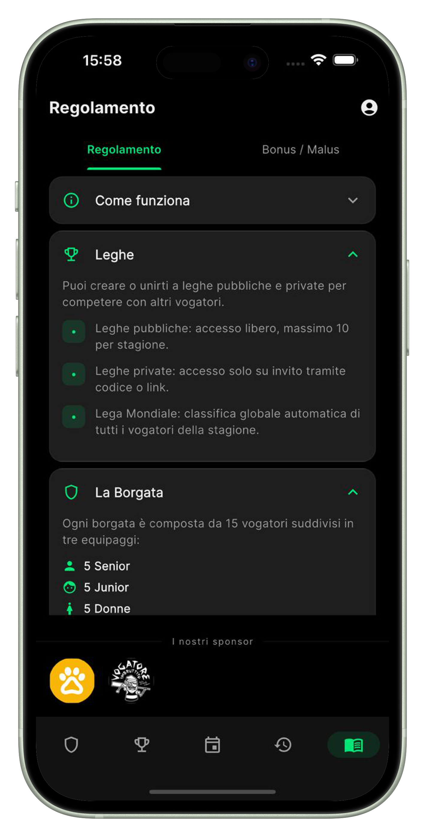 Screenshot 7 of the FantaPalio del Golfo app